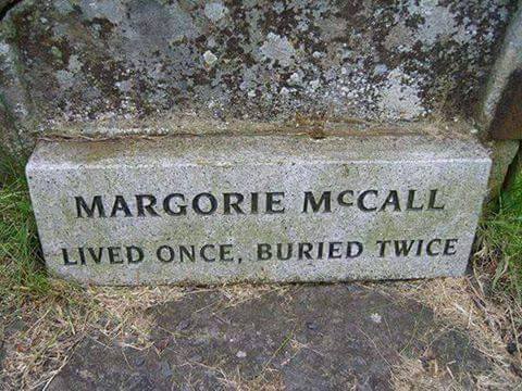 المرأة التى دفنت مرتين