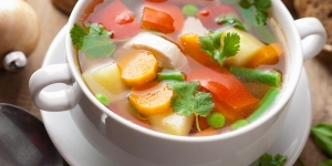 حساء الخضراوات المغذى
